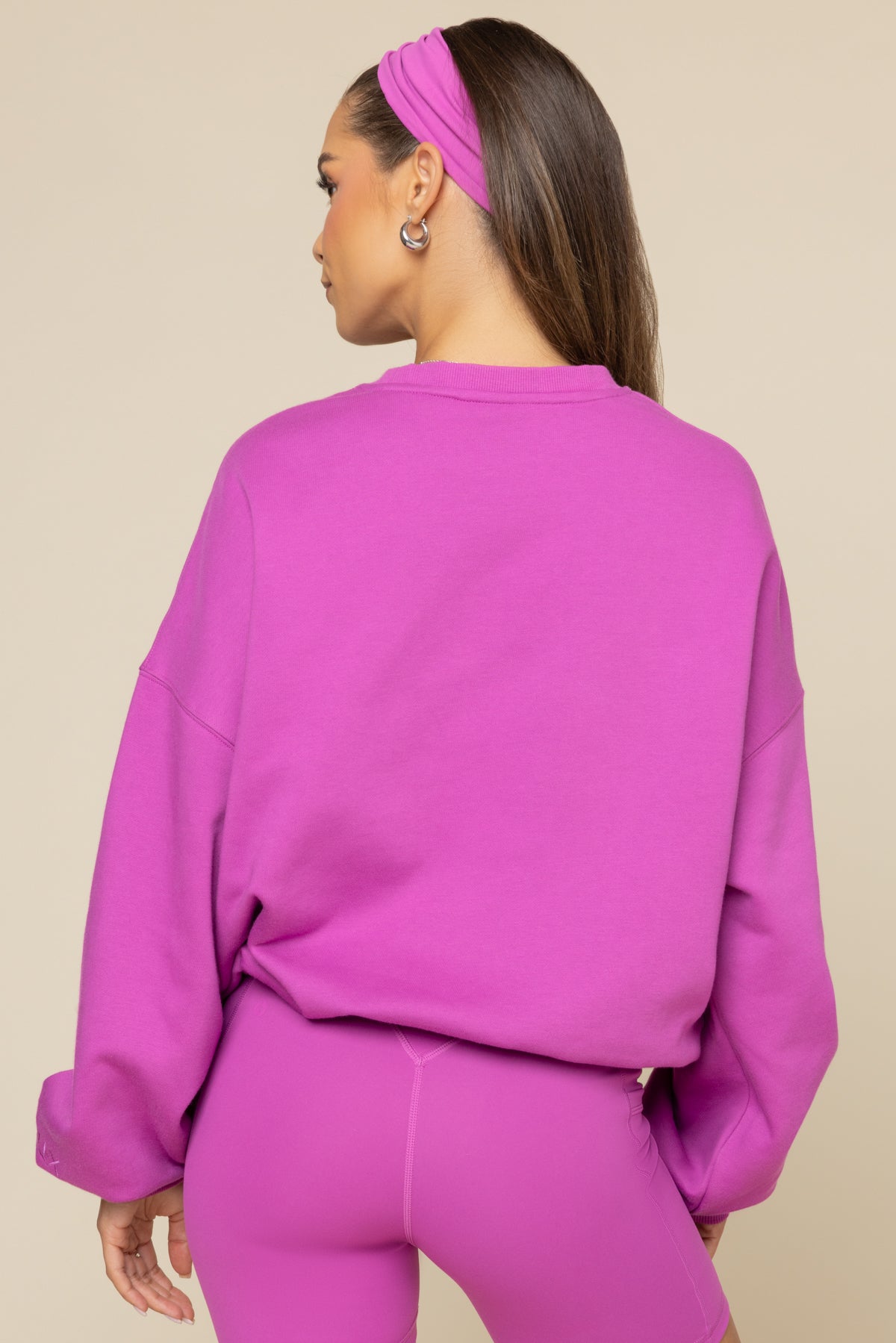 Cloud Crewneck Sweater - Royal Orchid Cheap Sale 100% Guaranteed