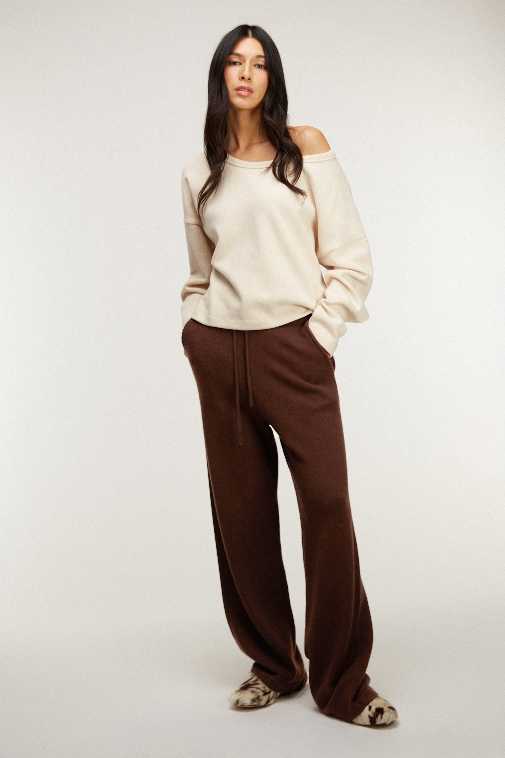 ELASTIC WAIST KNIT PANT Hot Sale Cheap Pice