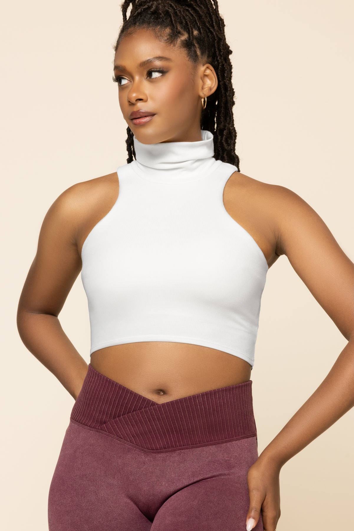 I Feel Cute Crop Top - Bright White Clearance Discounts