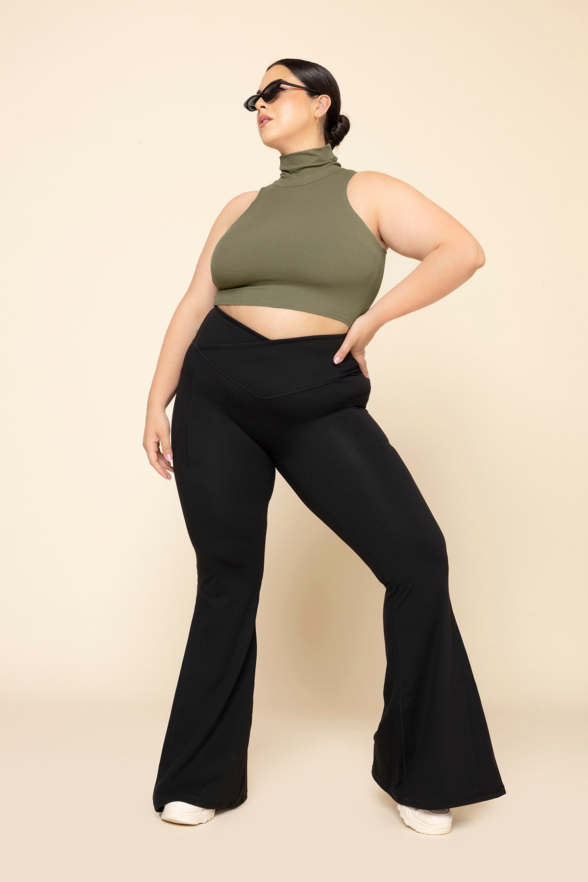 I Feel Cute Crop Top - Burnt Olive Discount Low Cost