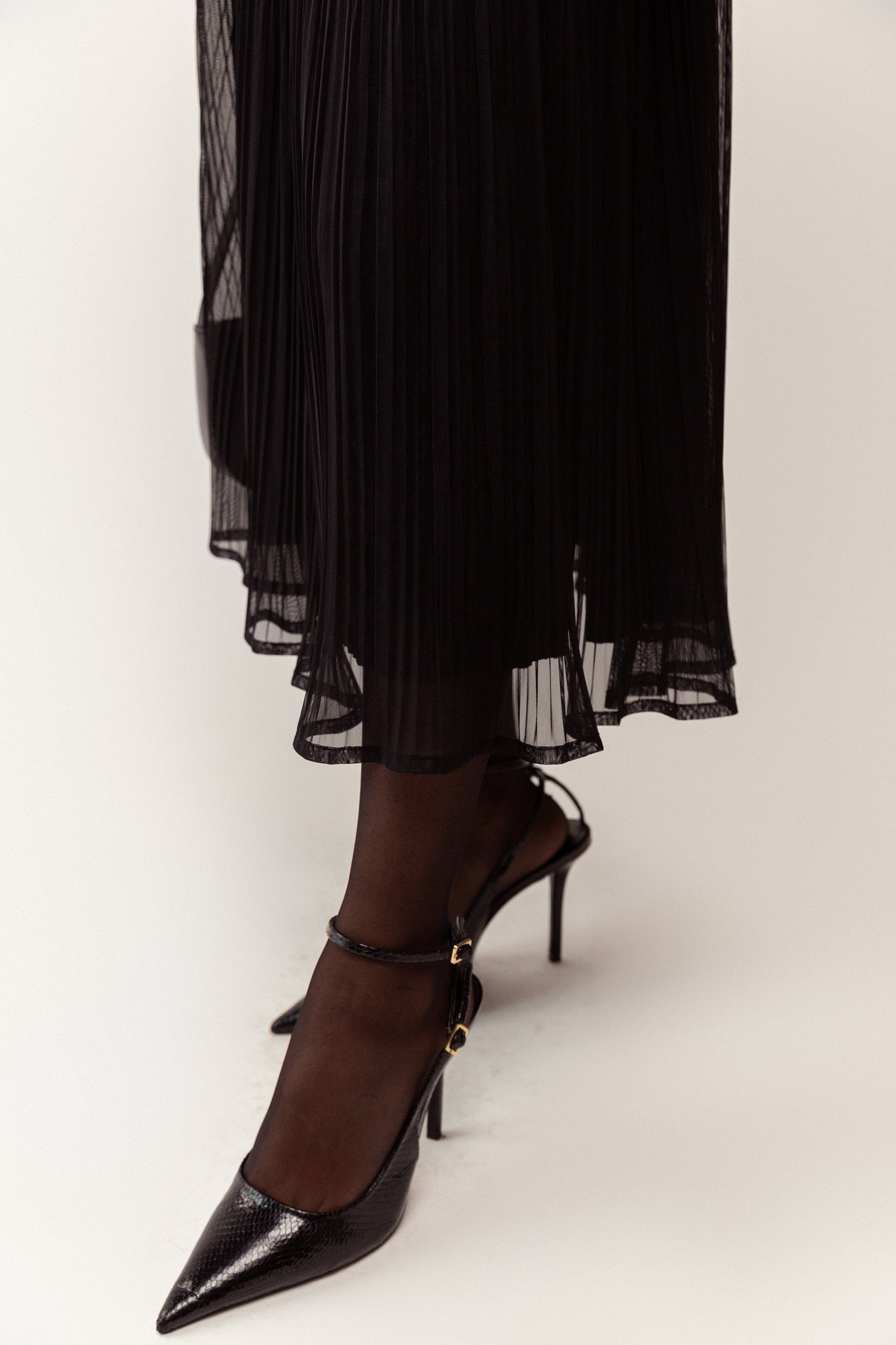 PLEATED LAYER MAXI SKIRT Outlet Footaction