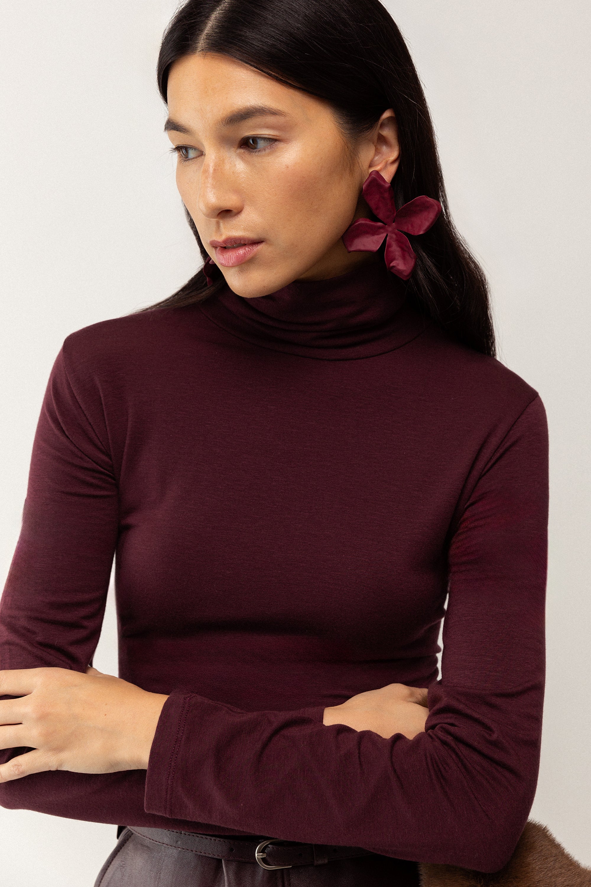 TURTLENECK LONG SLEEVE TOP Best Seller