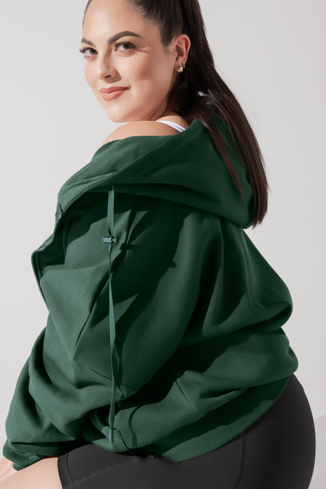 Zip Cloud Hoodie - Game Time Green Enjoy Cheap Online