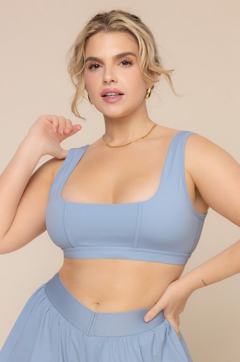 Corset Bra - Blue Storm Sale Sast