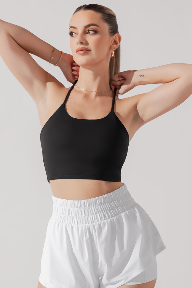 Flexy Crop Top - Black Free Shipping Visit