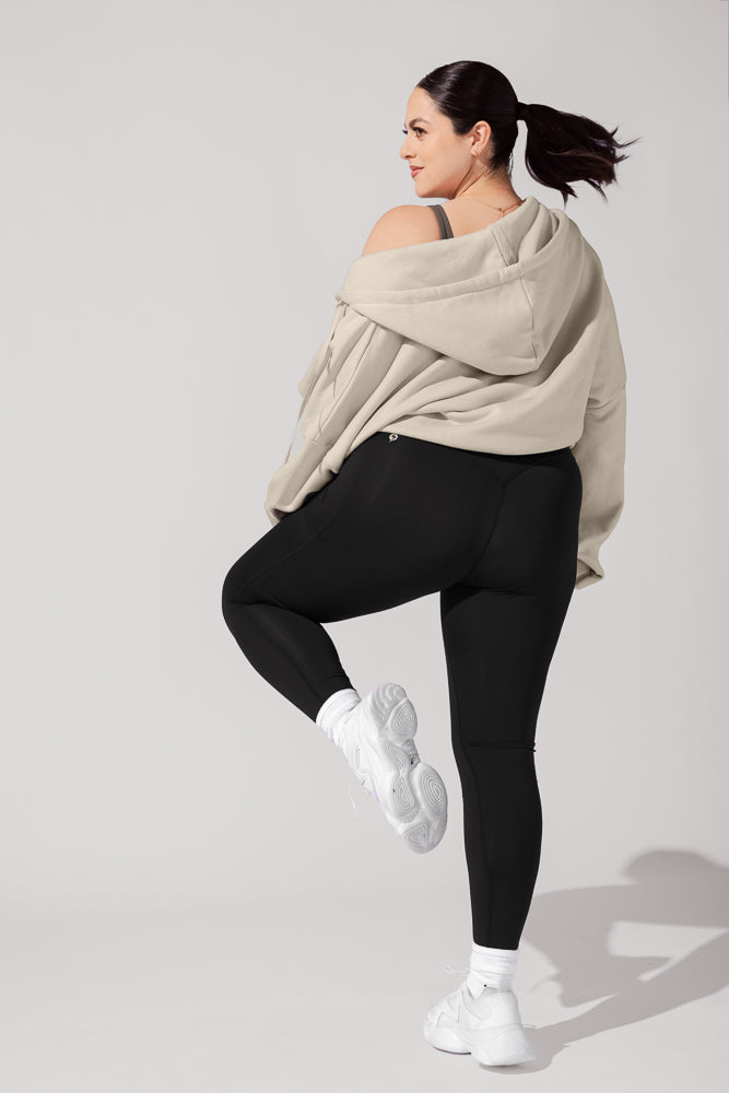 Zip Cloud Hoodie - Seashell Free Shipping Geniue Stockist