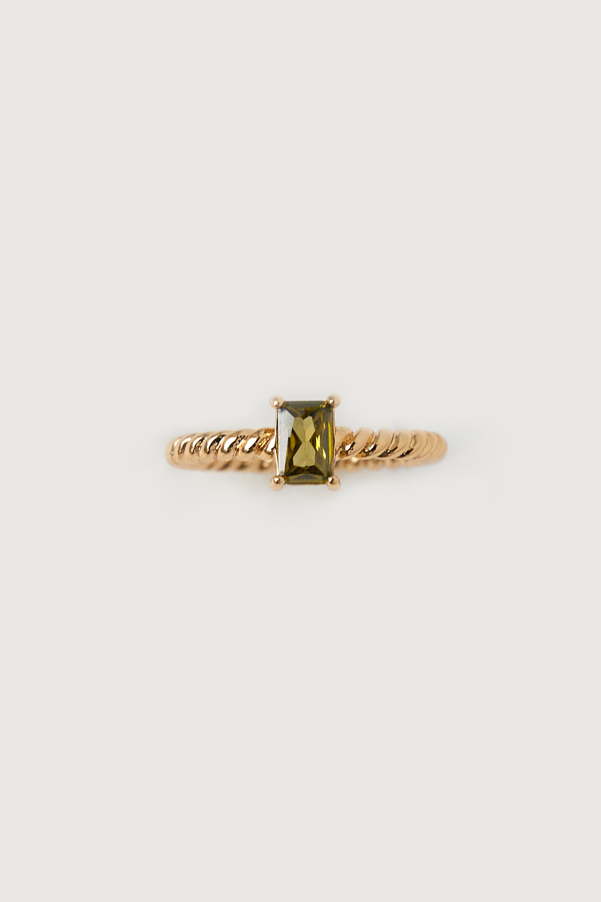 TWISTED RING WITH STONE Wide Range Of Online