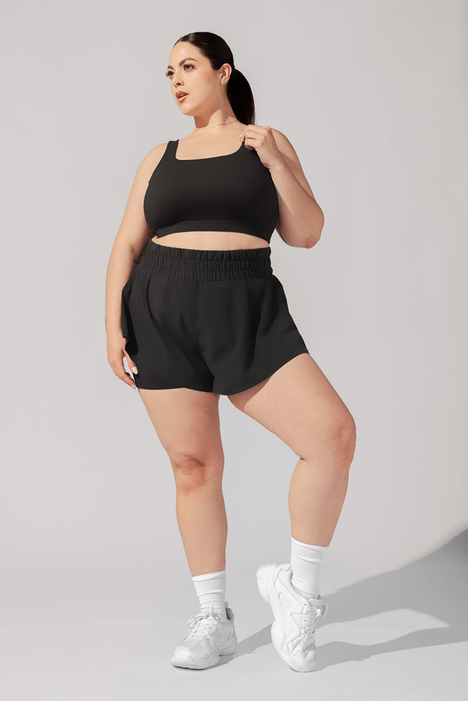 High Waisted Supershort - Black Wiki Cheap Online