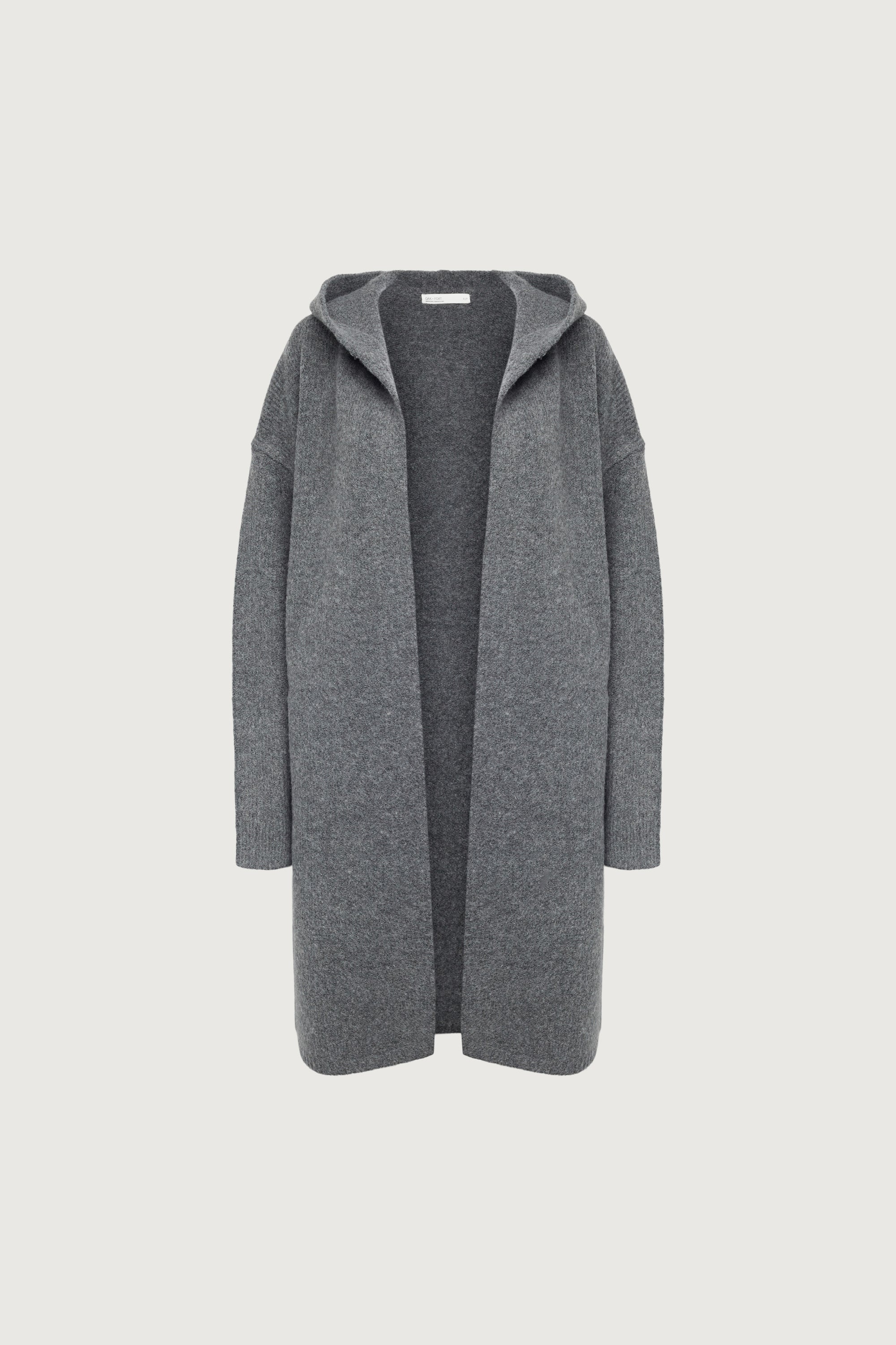 LONG CARDIGAN WITH HOODIE Outlet Big Discount