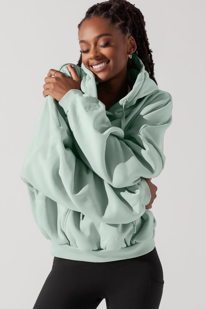 Pullover Cloud Hoodie - Mint From China Sale Online