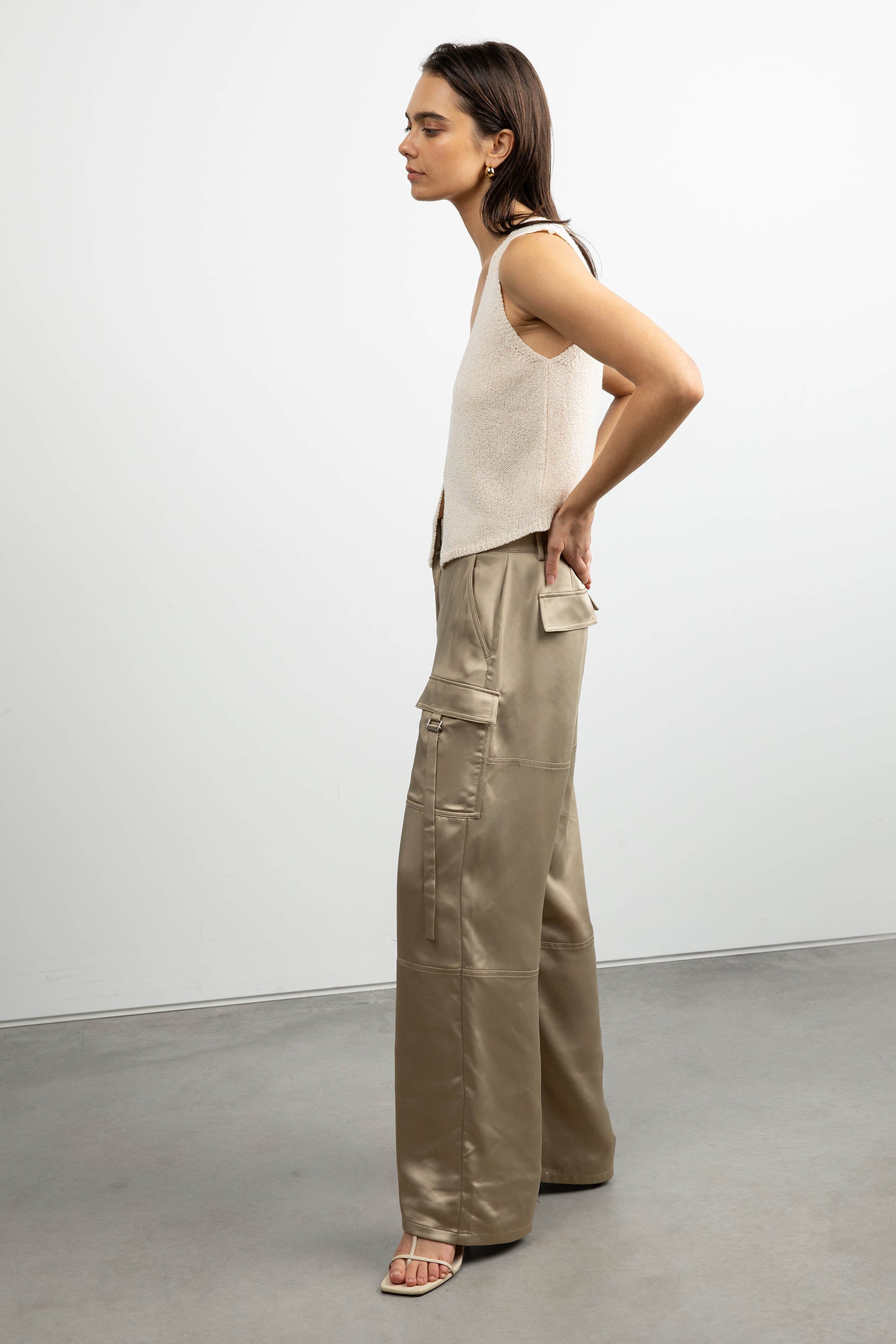 SATIN CARGO PANT 2025 New Sale Online