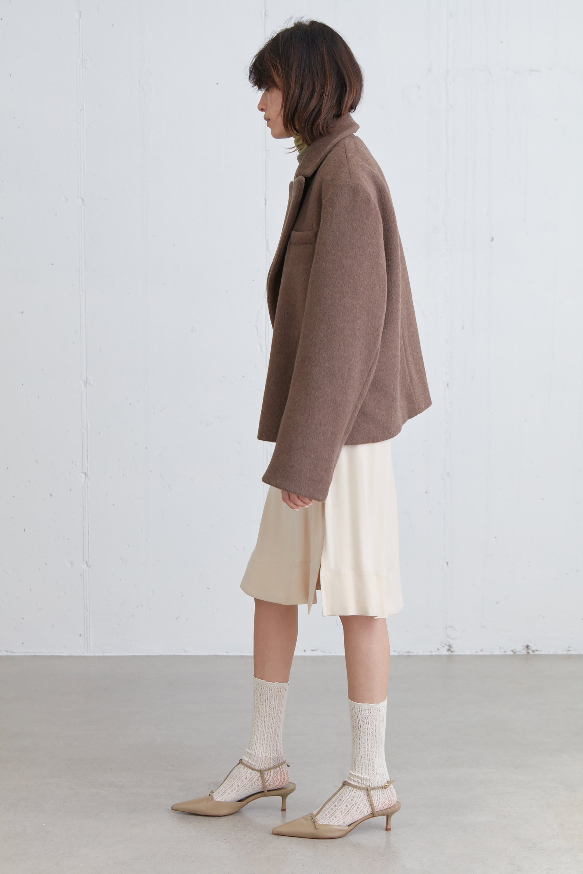 SHORT WOOL BLEND COAT Popular Cheap Online