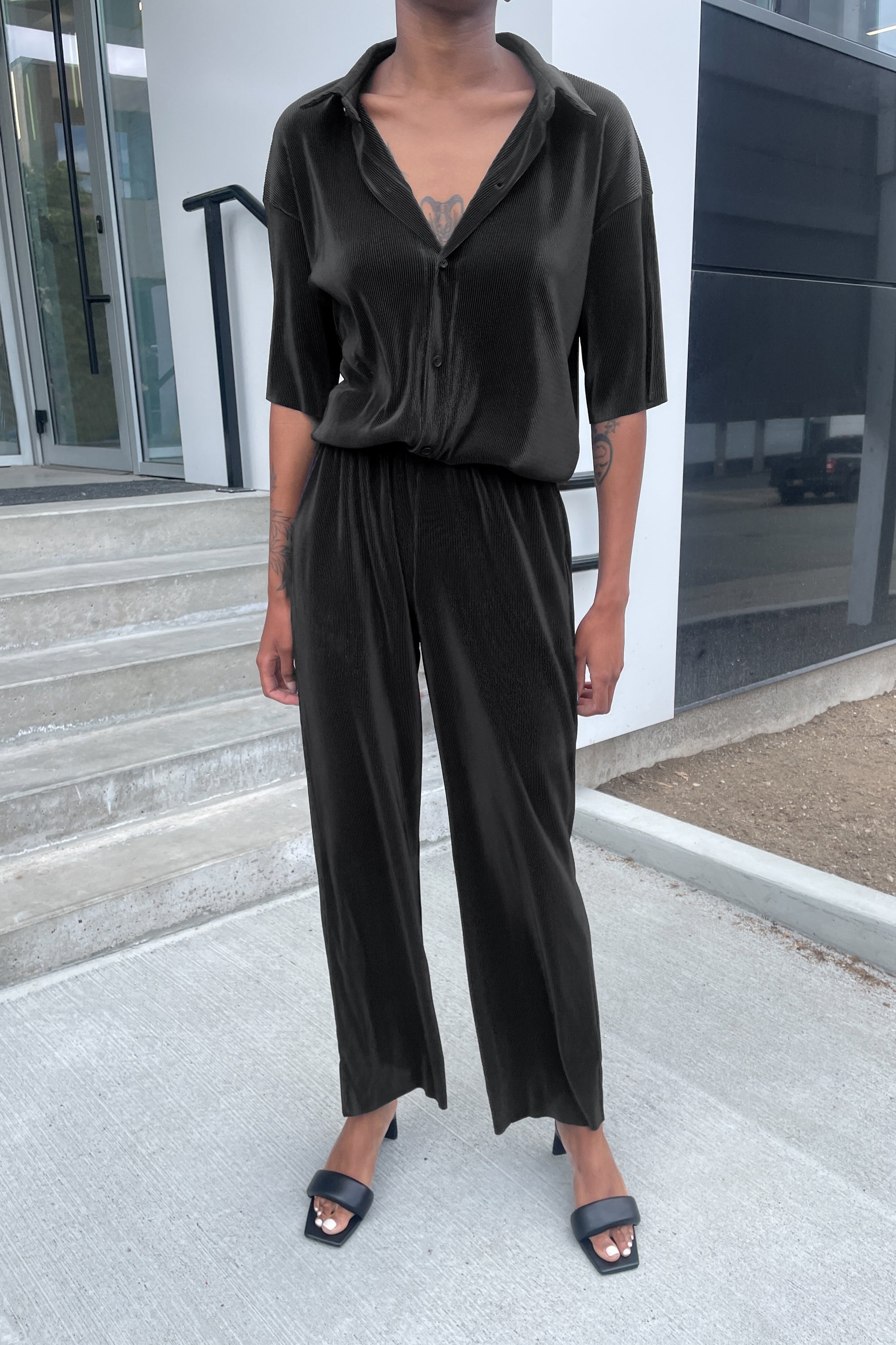 PLEATED JUMPSUIT Find Great Online