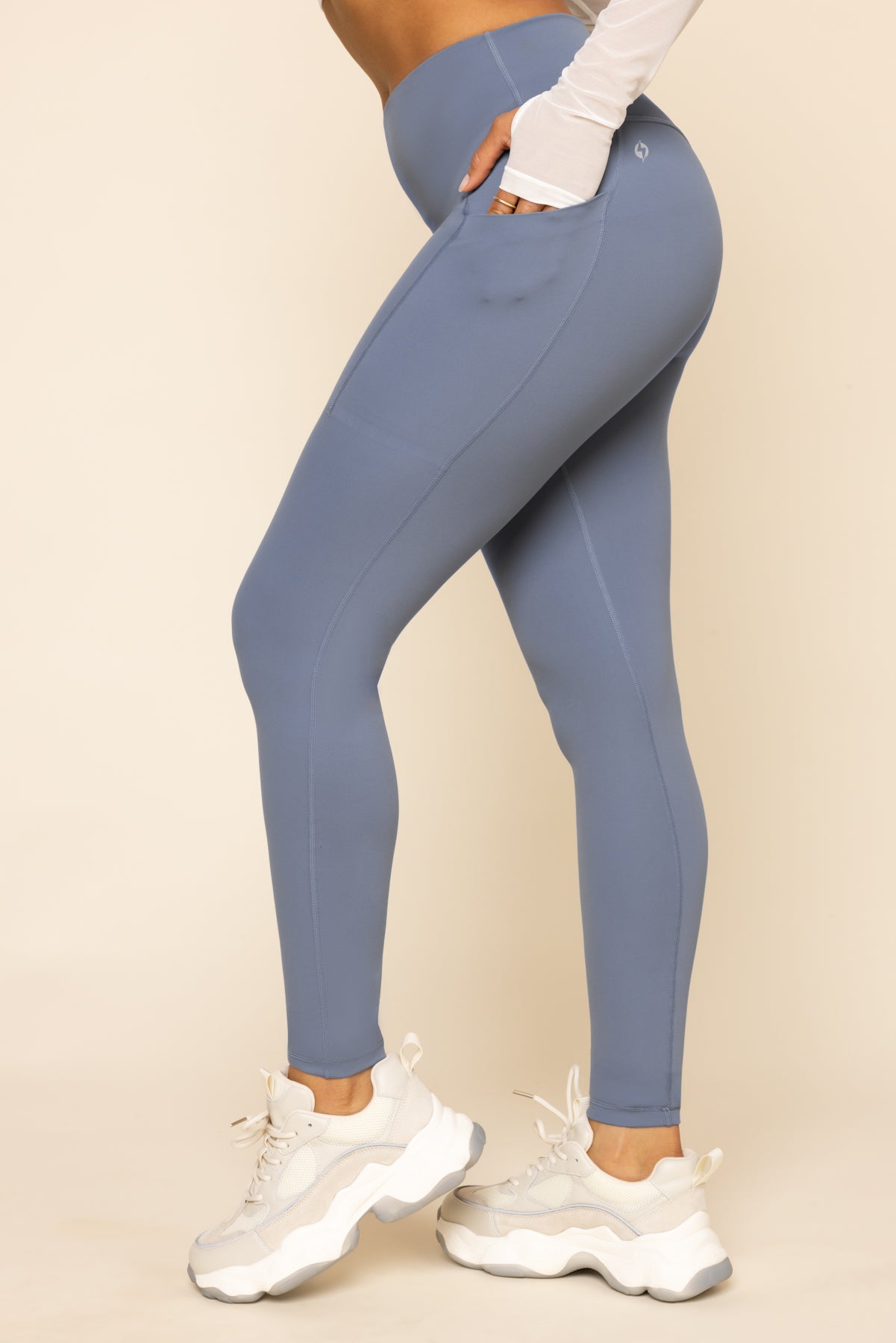 Supersculpt Leggings with Pockets - Blue Mist Pices Cheap Pice