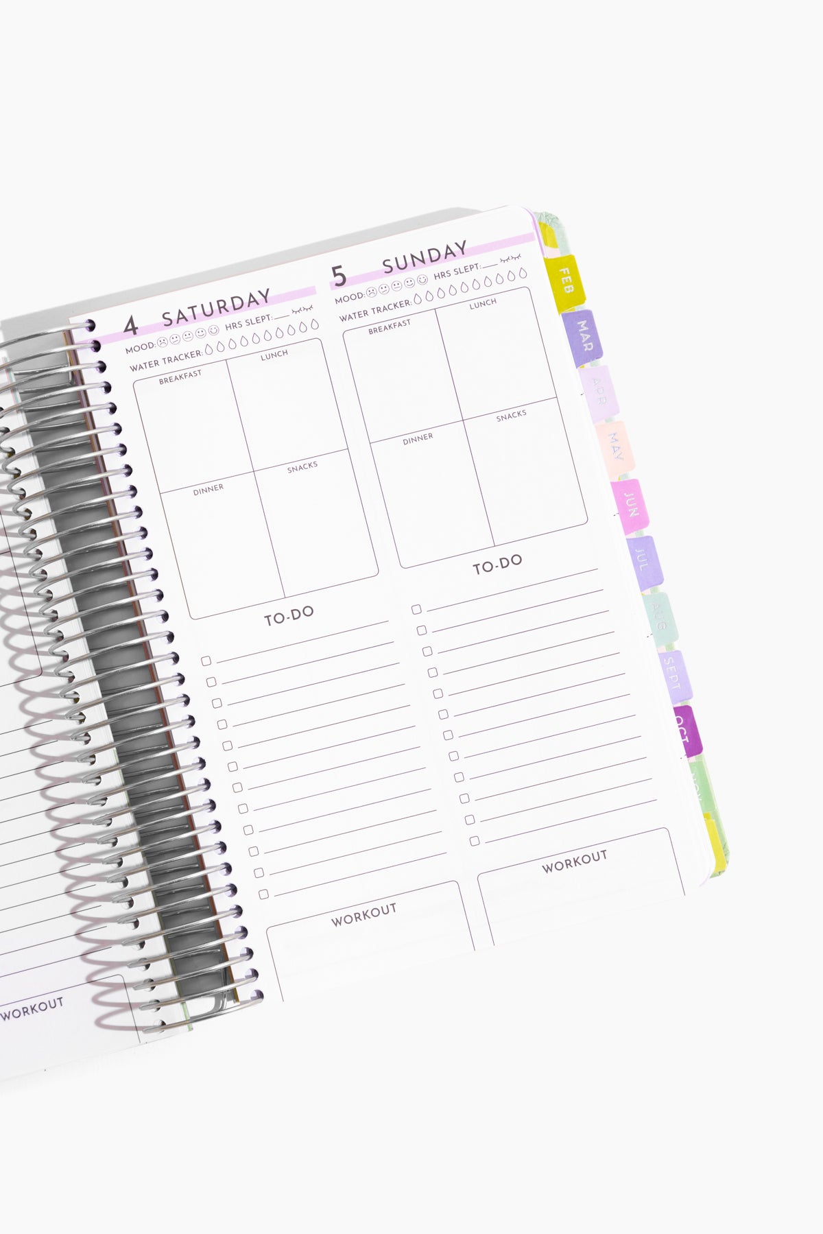 2025 Fit Planner - Rainbow Gradient Latest Collections Online