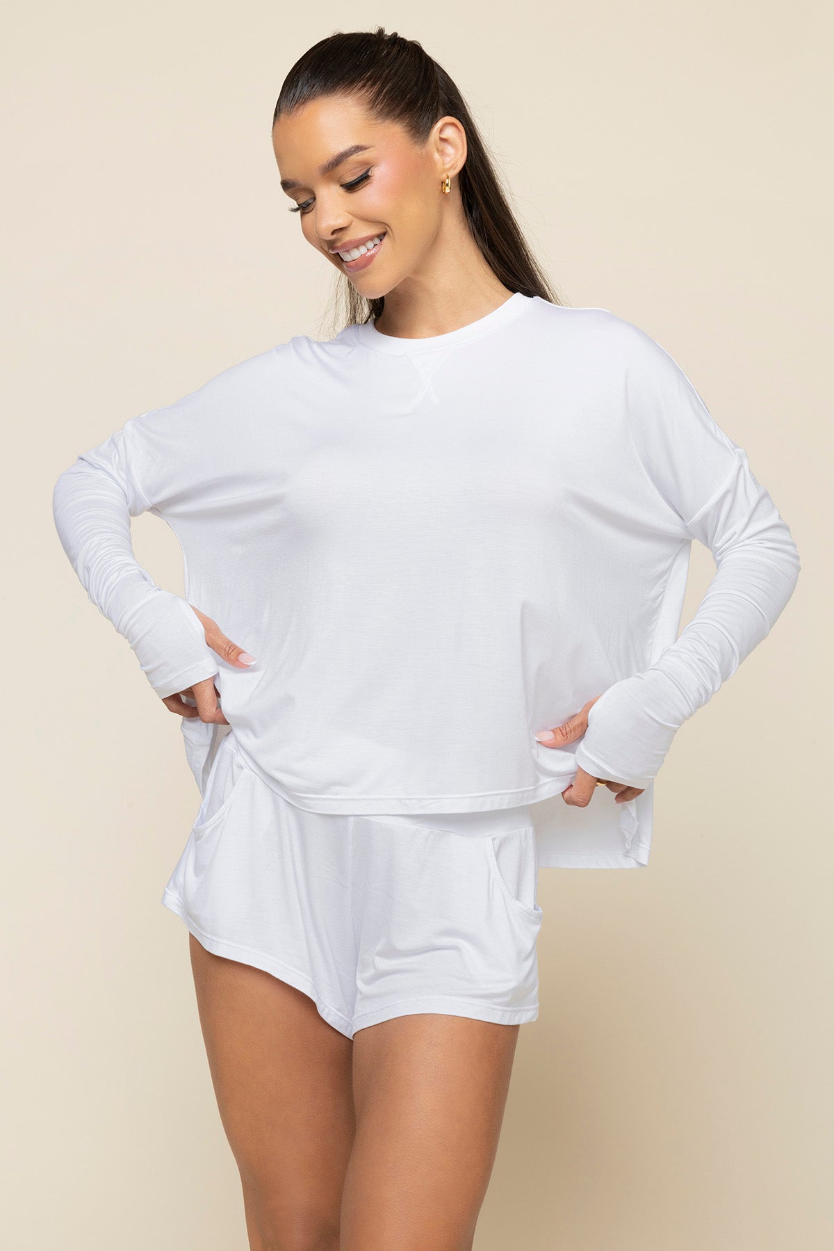 The Perfect Long Sleeve Top - White Many Kinds Of Online