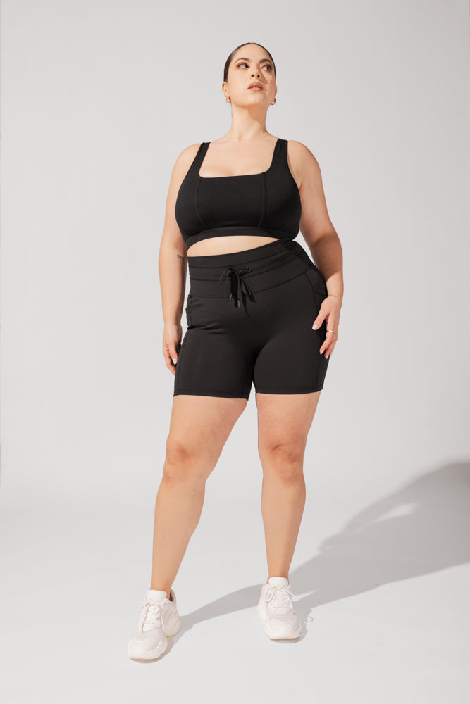 Cargo Booty Short - Black Pick A Best Sale Online