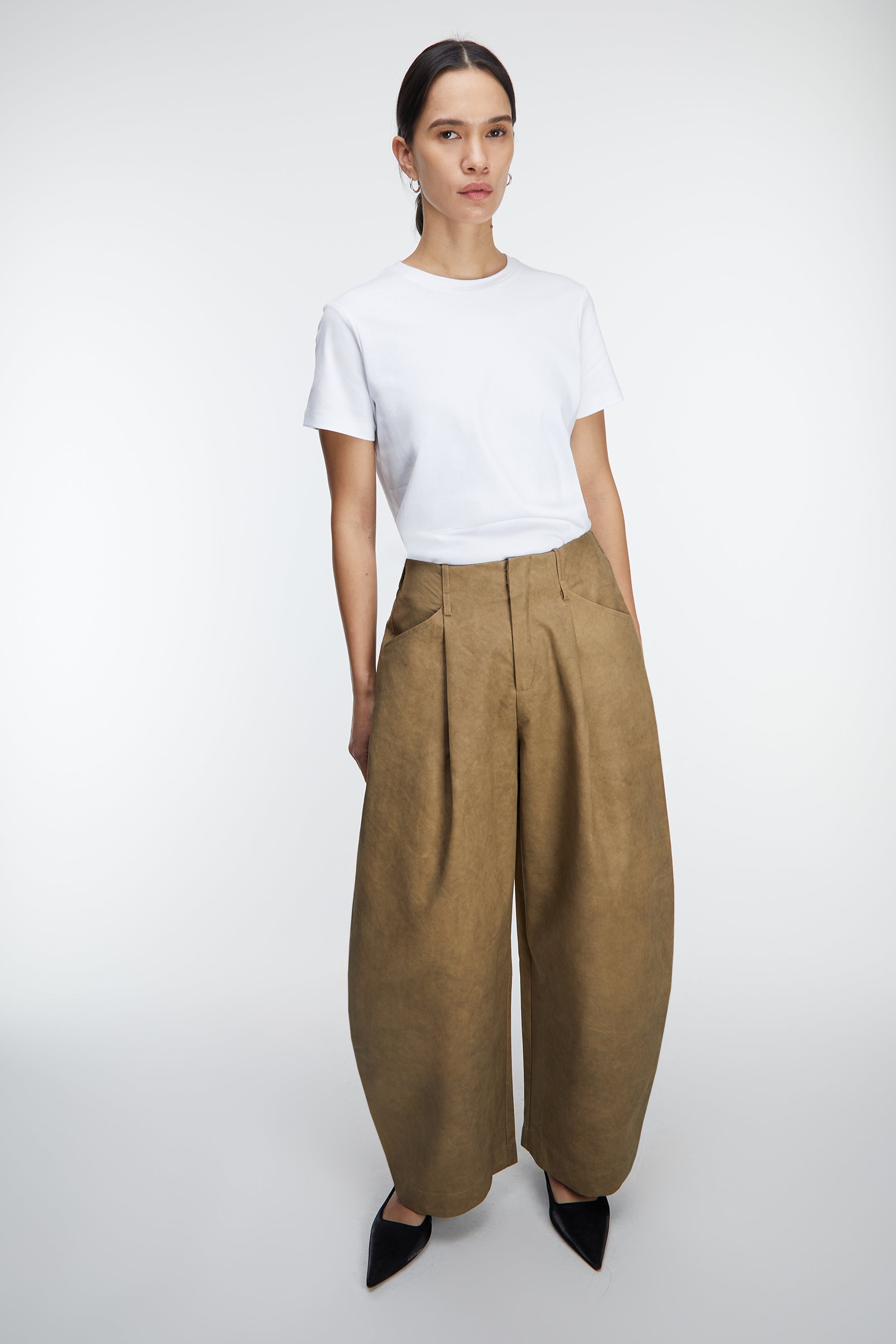 VOLUMINOUS BARREL LEG PANT Discount Codes Really Cheap