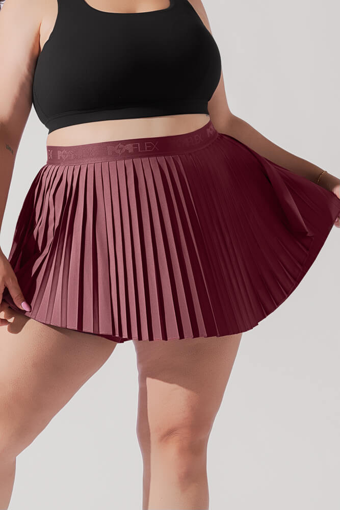 Ace ¡®em Pleated Skort - Desert Rose On Hot Sale