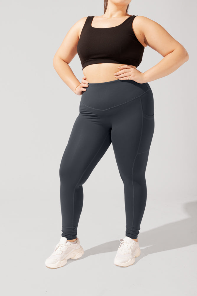 Supersculpt Leggings with Pockets - Smoky Grey Outlet Ebay