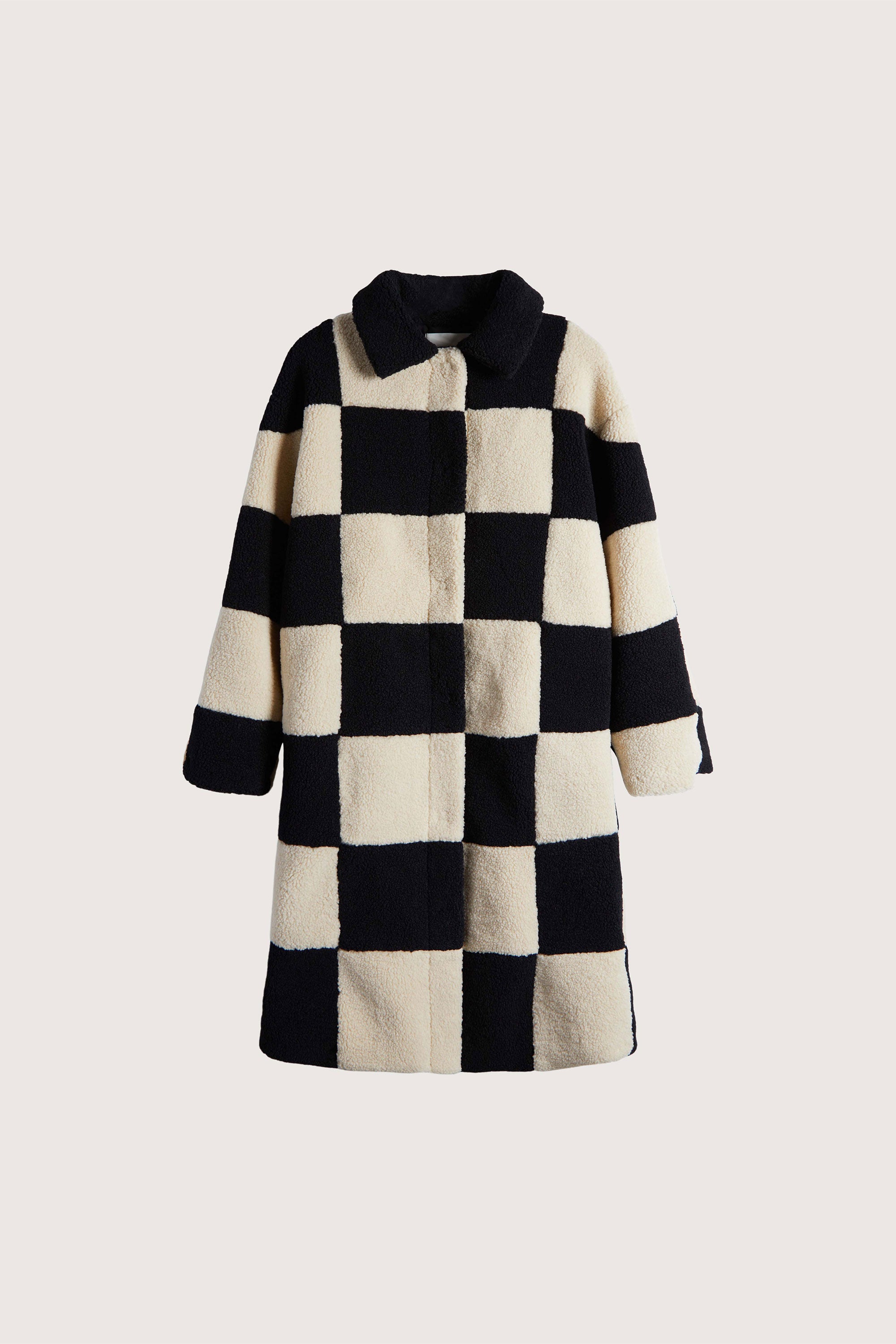 CHECKERED SHERPA COAT Buy Cheap Cost