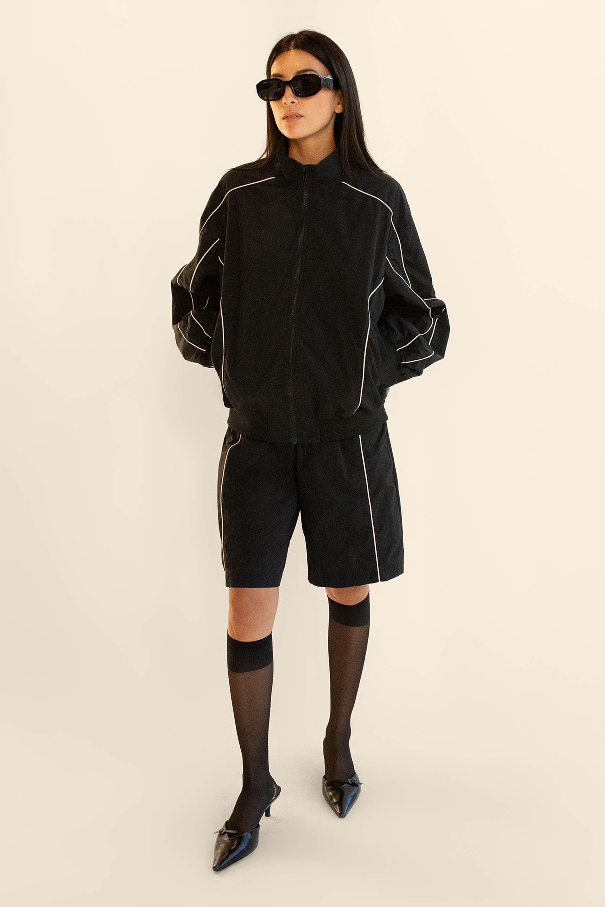 NYLON TRACK ZIP-UP JACKET Cheap Low Cost