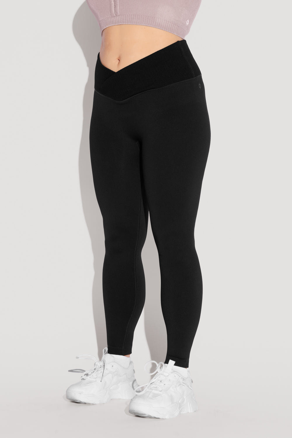 Crisscross Hourglass Seamless Legging - Black Pictures Cheap Pice