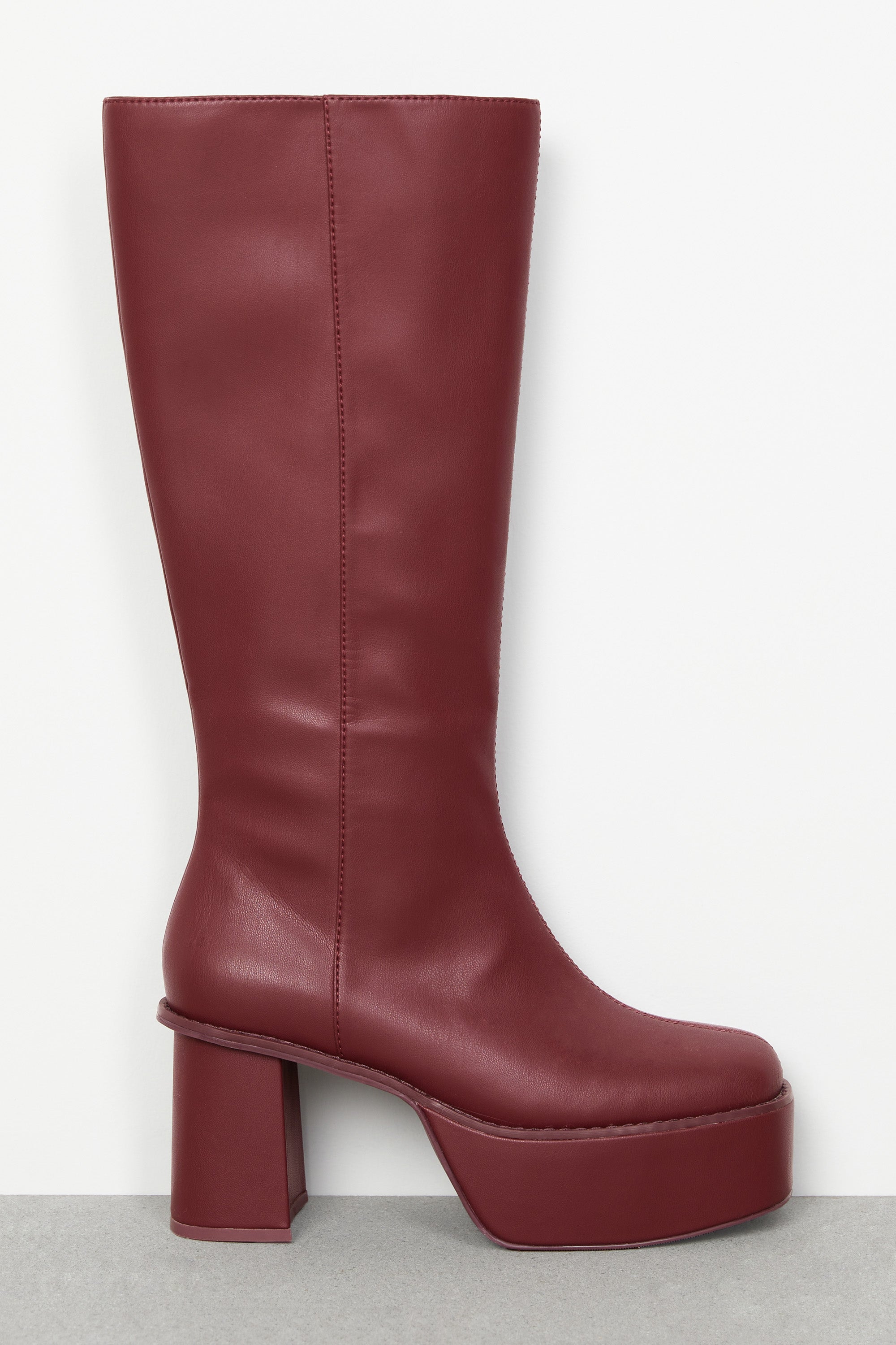 PLATFORM KNEE HIGH BOOTS Official Site Cheap Online