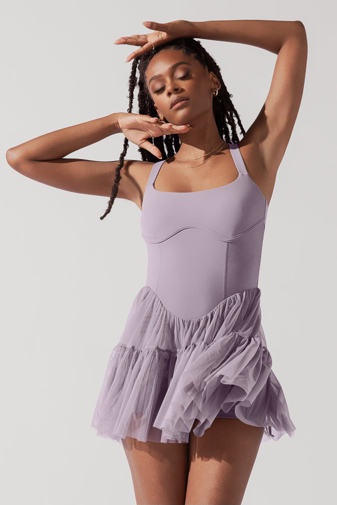 Corset Pirouette Dress - Lilac Discount Nicekicks