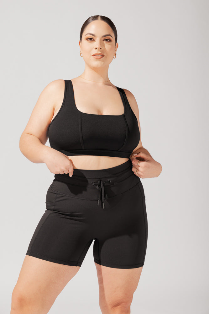 Cargo Booty Short - Black Pick A Best Sale Online