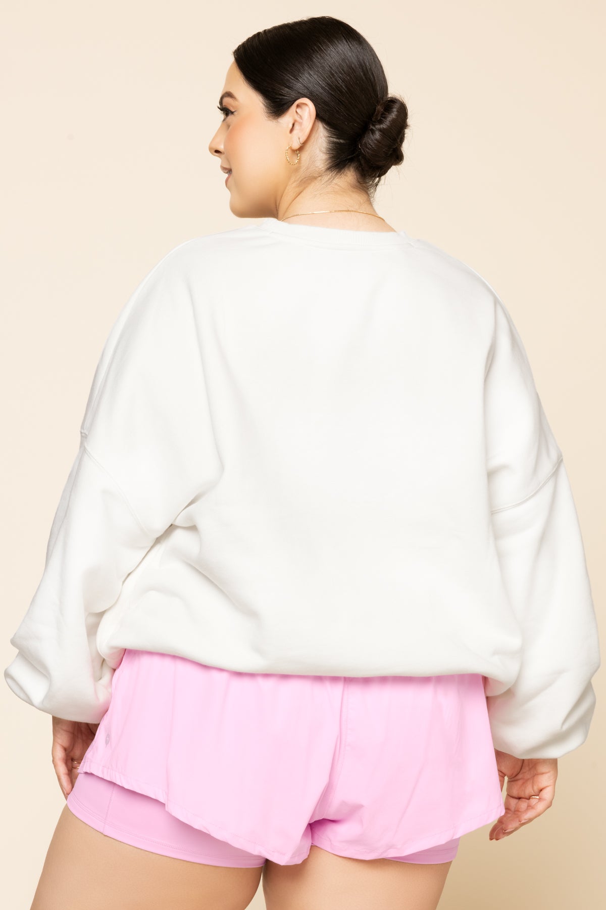 POPFLEX Cloud Crewneck Sweater - White Clearance New Arrival