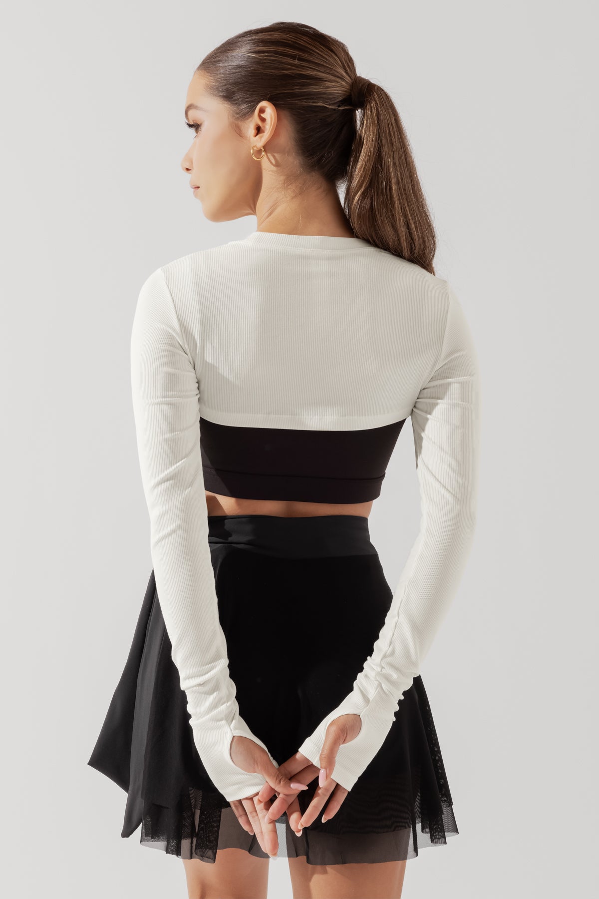 Relev¨¦ Ribbed Shrug - Cream Fashionable Sale Online