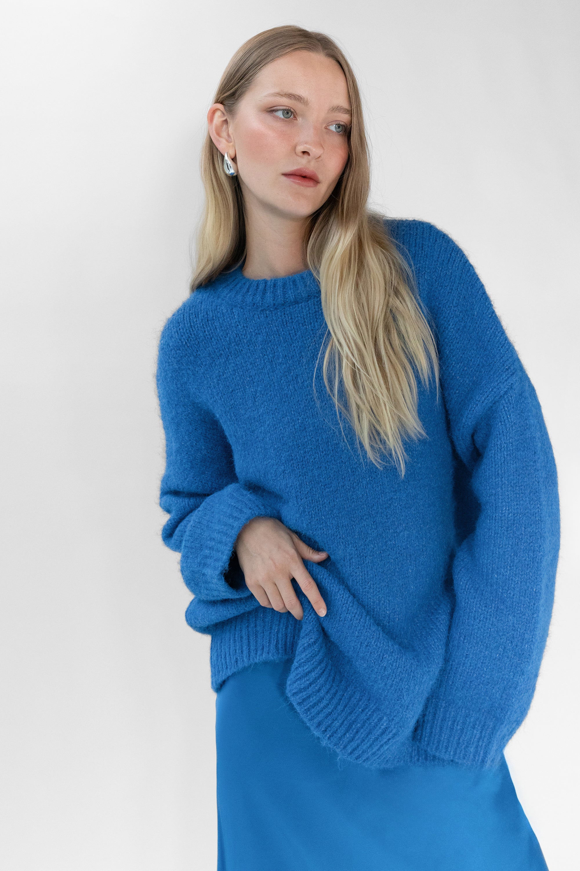 OVERSIZED CREWNECK SWEATER Comfortable Cheap Pice