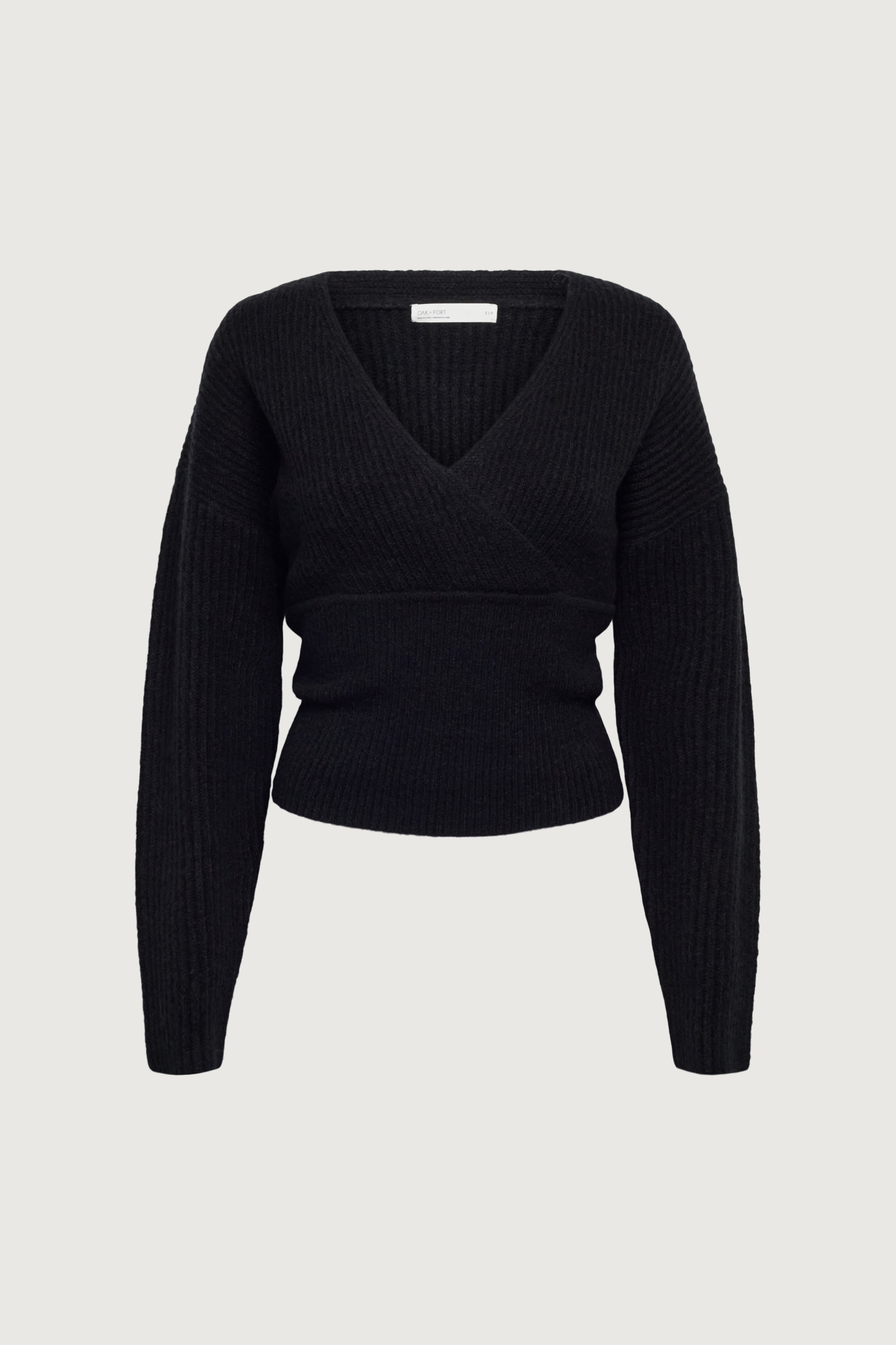 V-NECK WRAP SWEATER Manchester