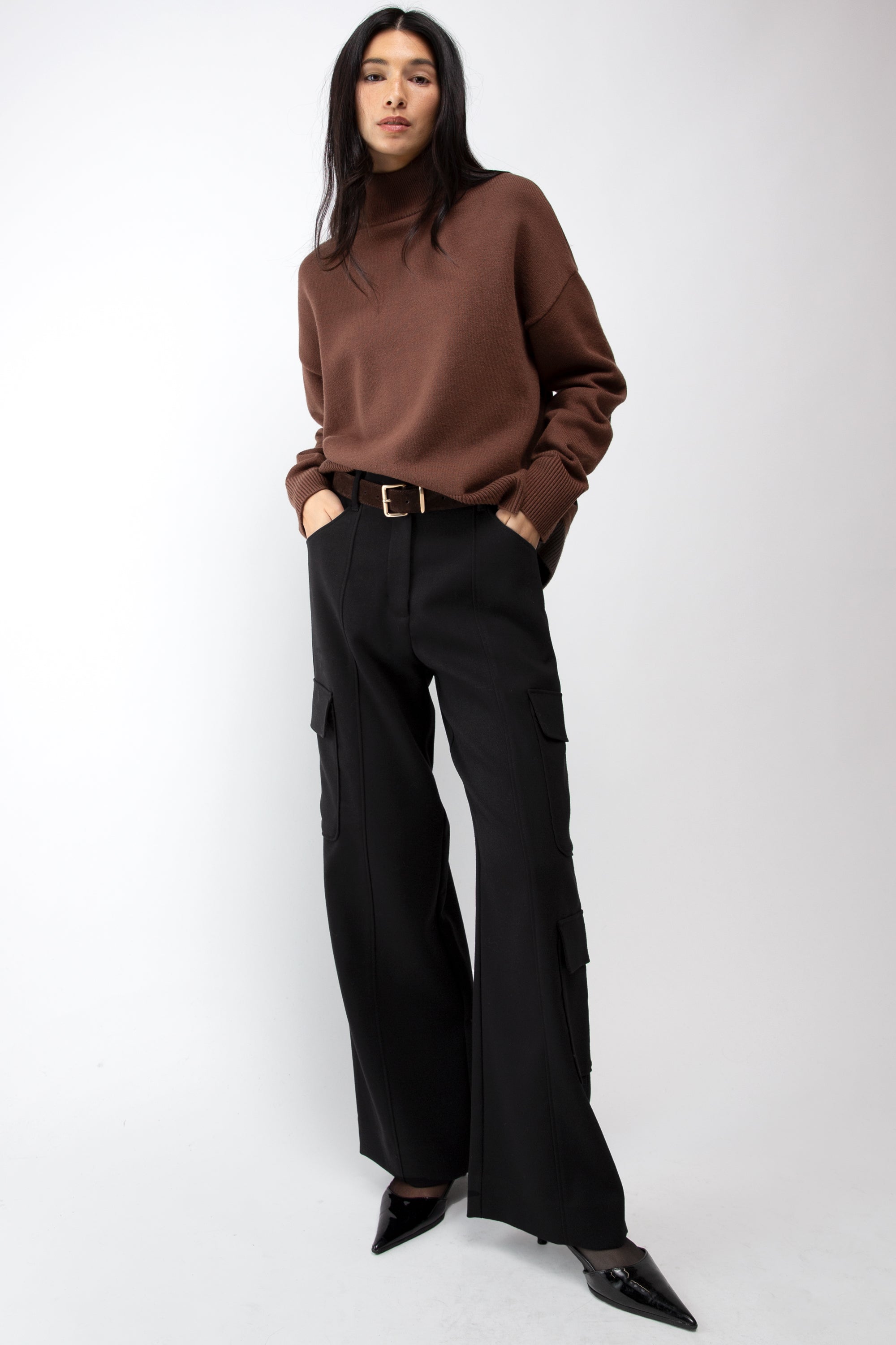 WIDE LEG CARGO SUITING PANT Cheap Sale Countdown Package