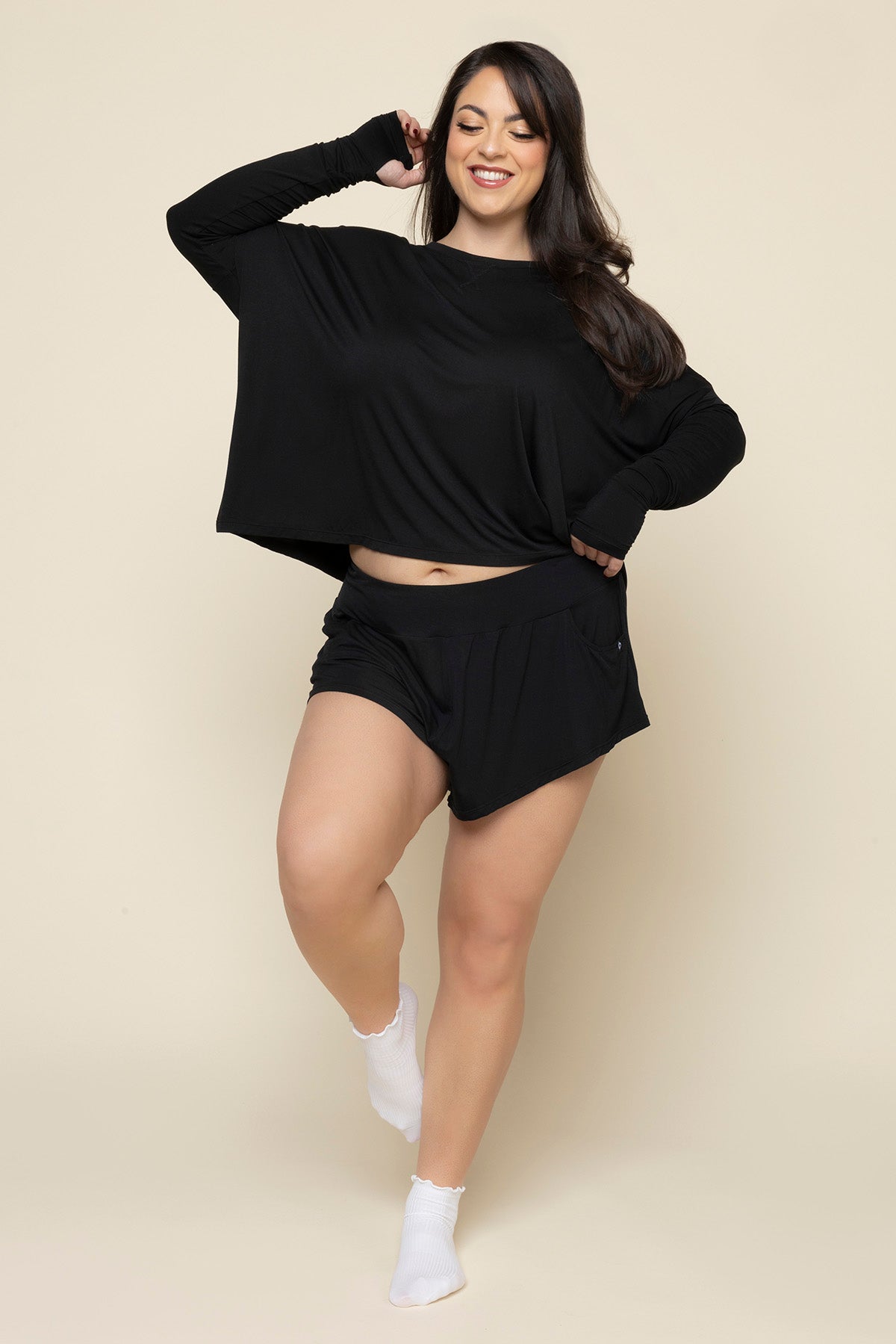 Perfect Lounge Shorts - Black Really Cheap Shoes Online