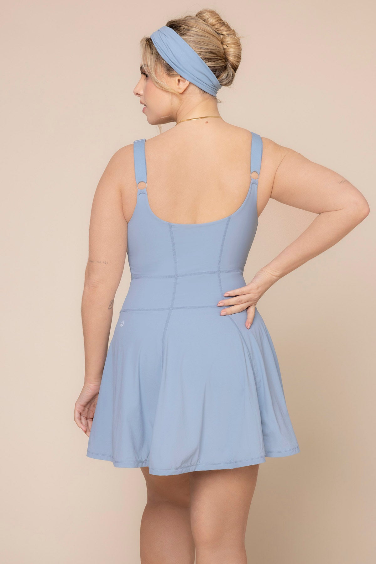 Tie-Breaker Superdress - Blue Storm Low Cost Cheap Pice