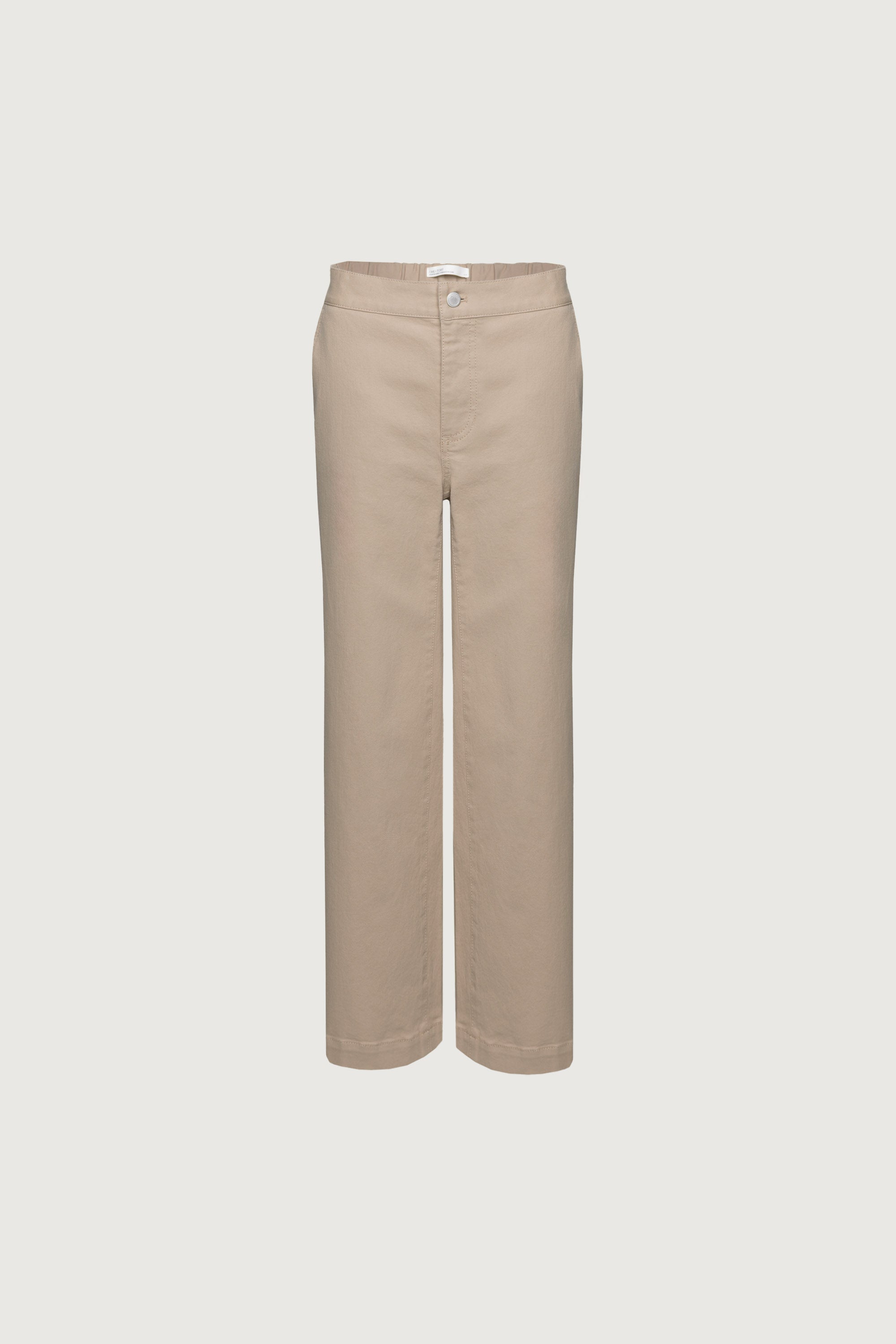 LONG LENGTH TWILL WIDE LEG PANT Supply Cheap Pice