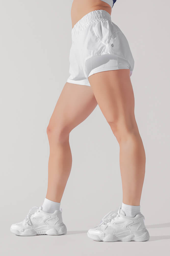 High Waisted Supershort - White Official Sale Online