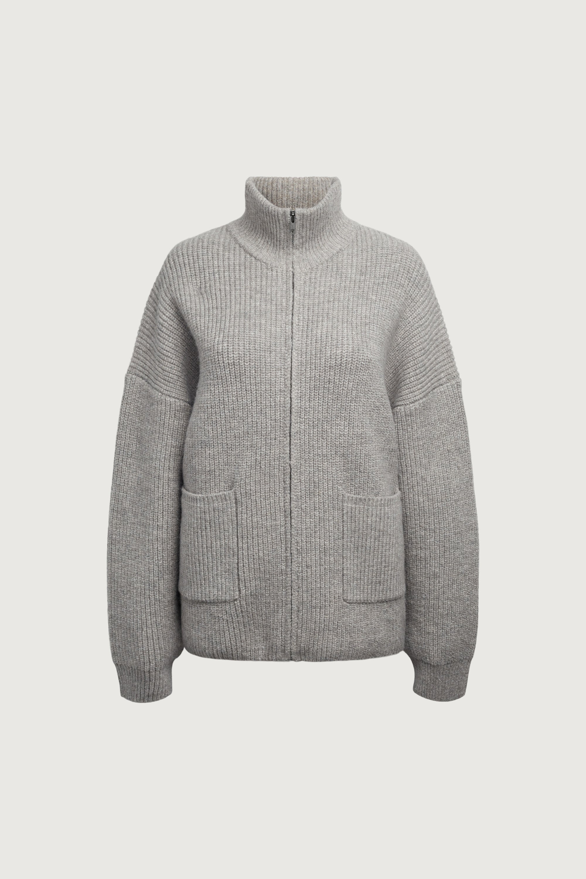 OVERSIZED ZIP-UP CARDIGAN Buy Cheap Pices