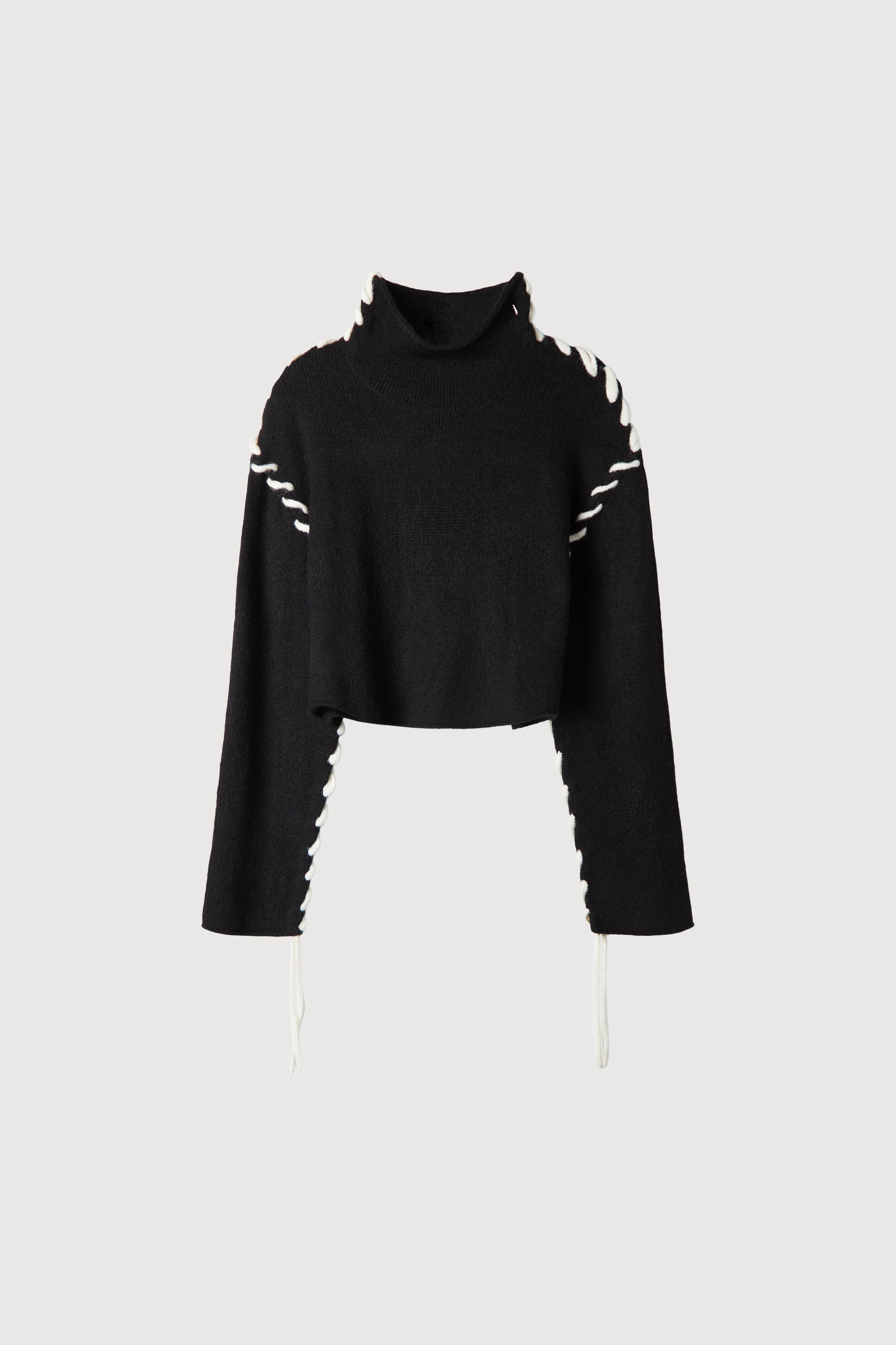 STITCH DETAIL TURTLENECK SWEATER Free Shipping Geniue Stockist