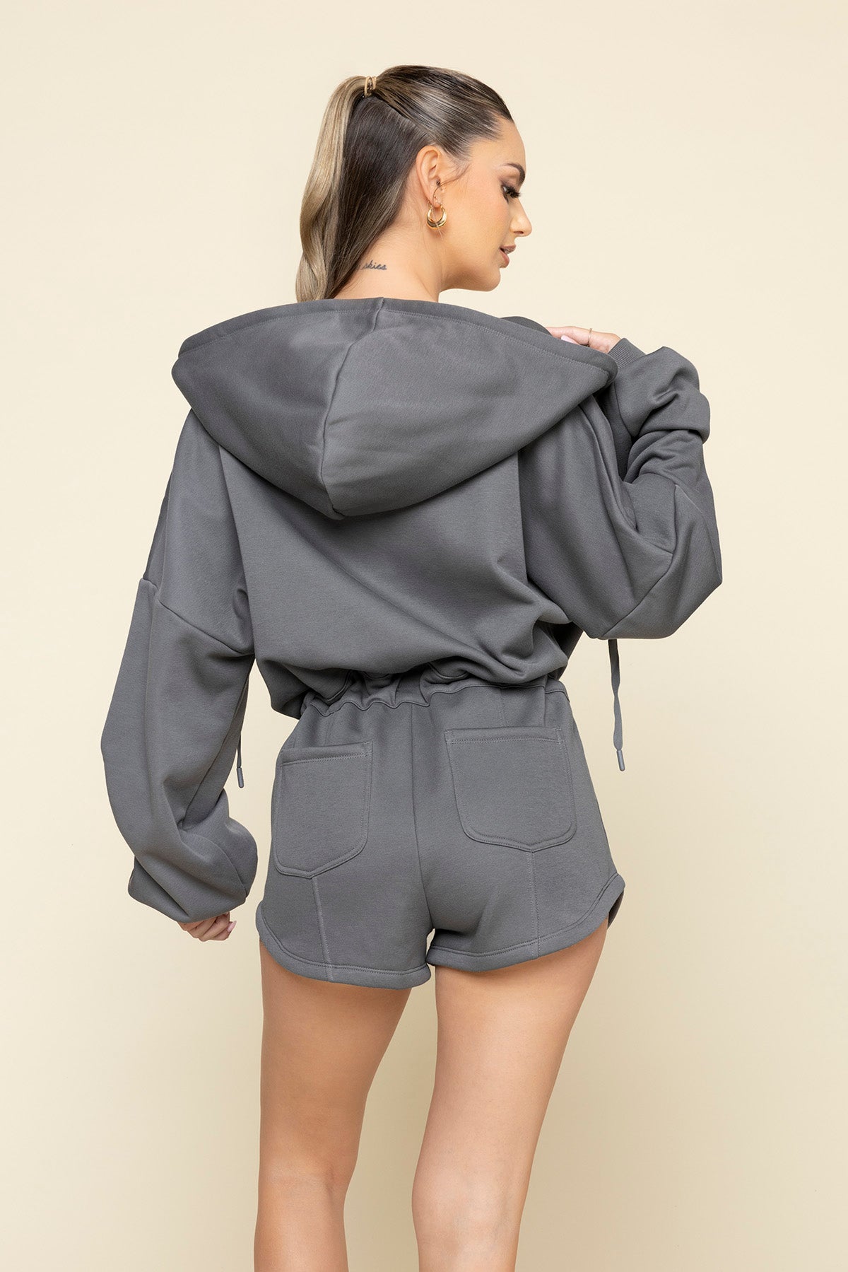 Cloud Romper - Smoke Cheap Outlet Store