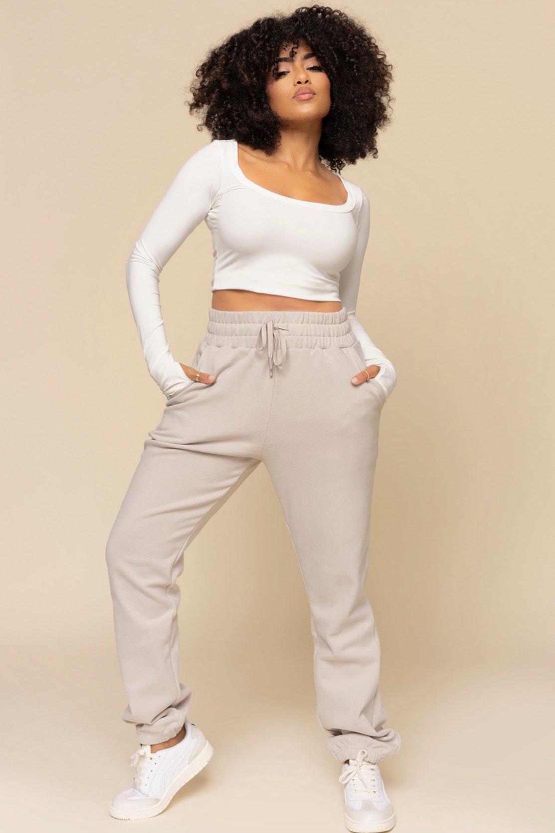 Ooey Gooey Sweatpant - Silver Birch Best Wholesale For Sale