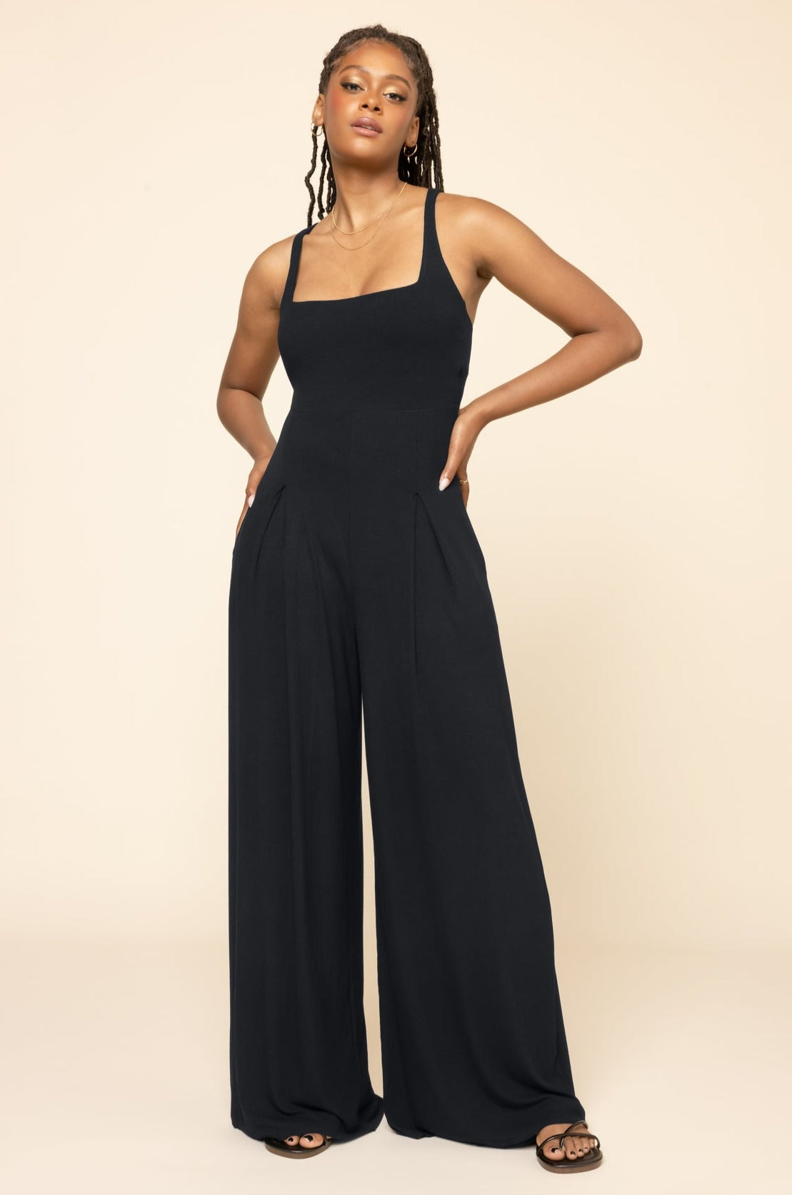 Go with the Flow Jumpsuit - Black Buy Cheap Many Kinds Of