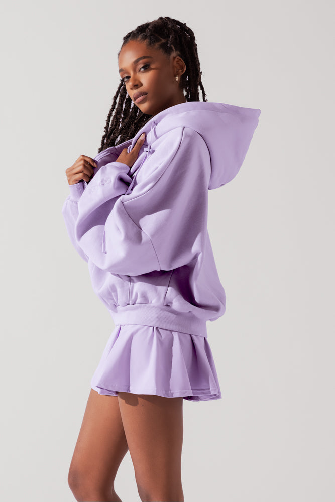 Zip Cloud Hoodie - Digital Lavender Get Authentic Cheap Online