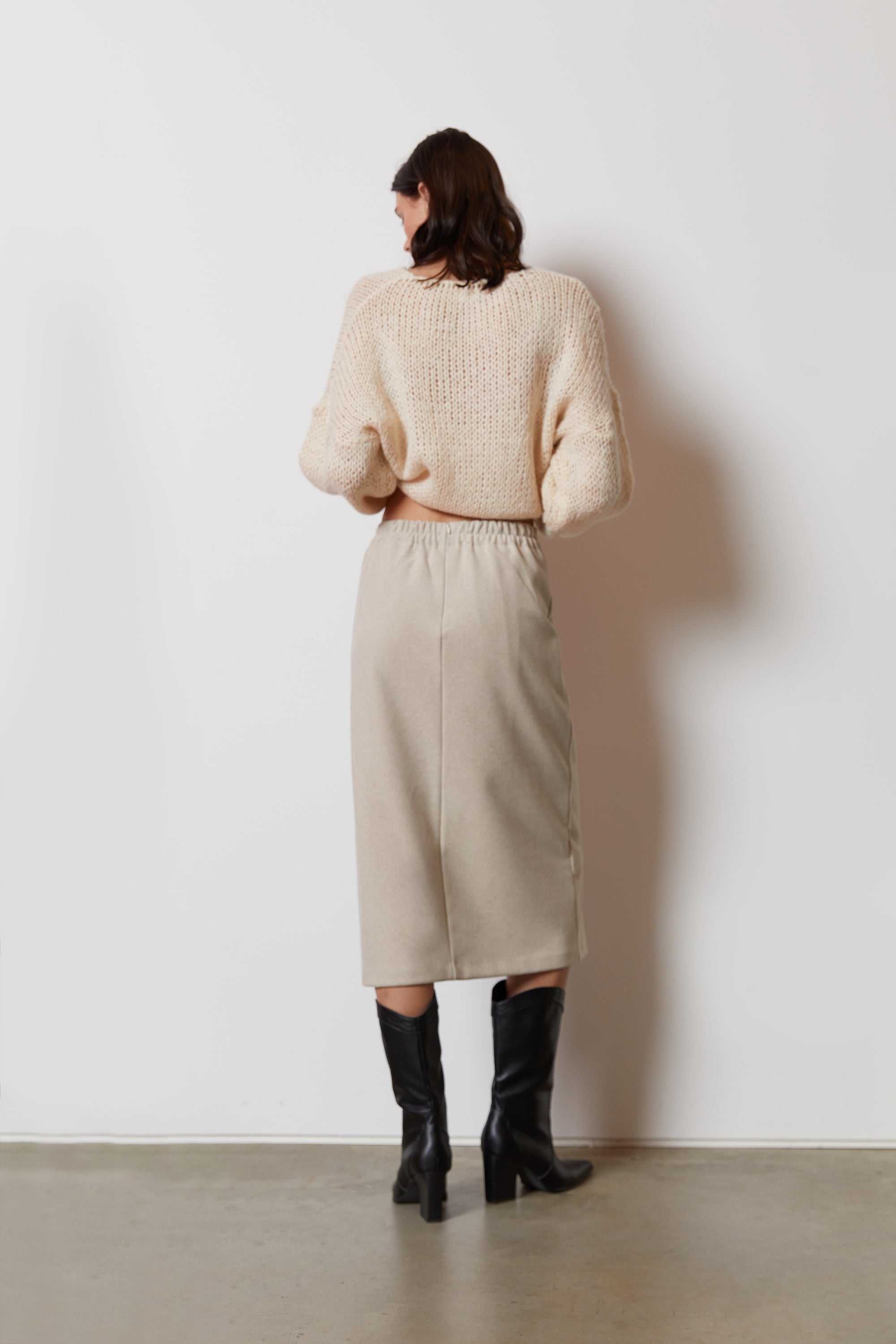 MIDI SKIRT WITH SLIT Cheap Sale Shop