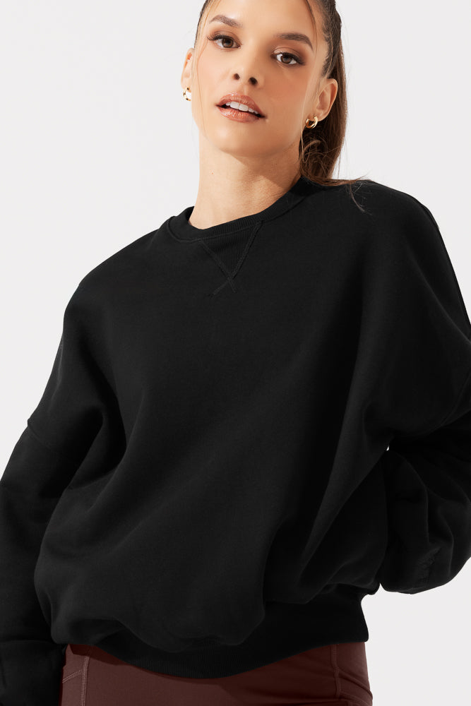 Cloud Crewneck Sweater - Black Lowest Pice Cheap Pice