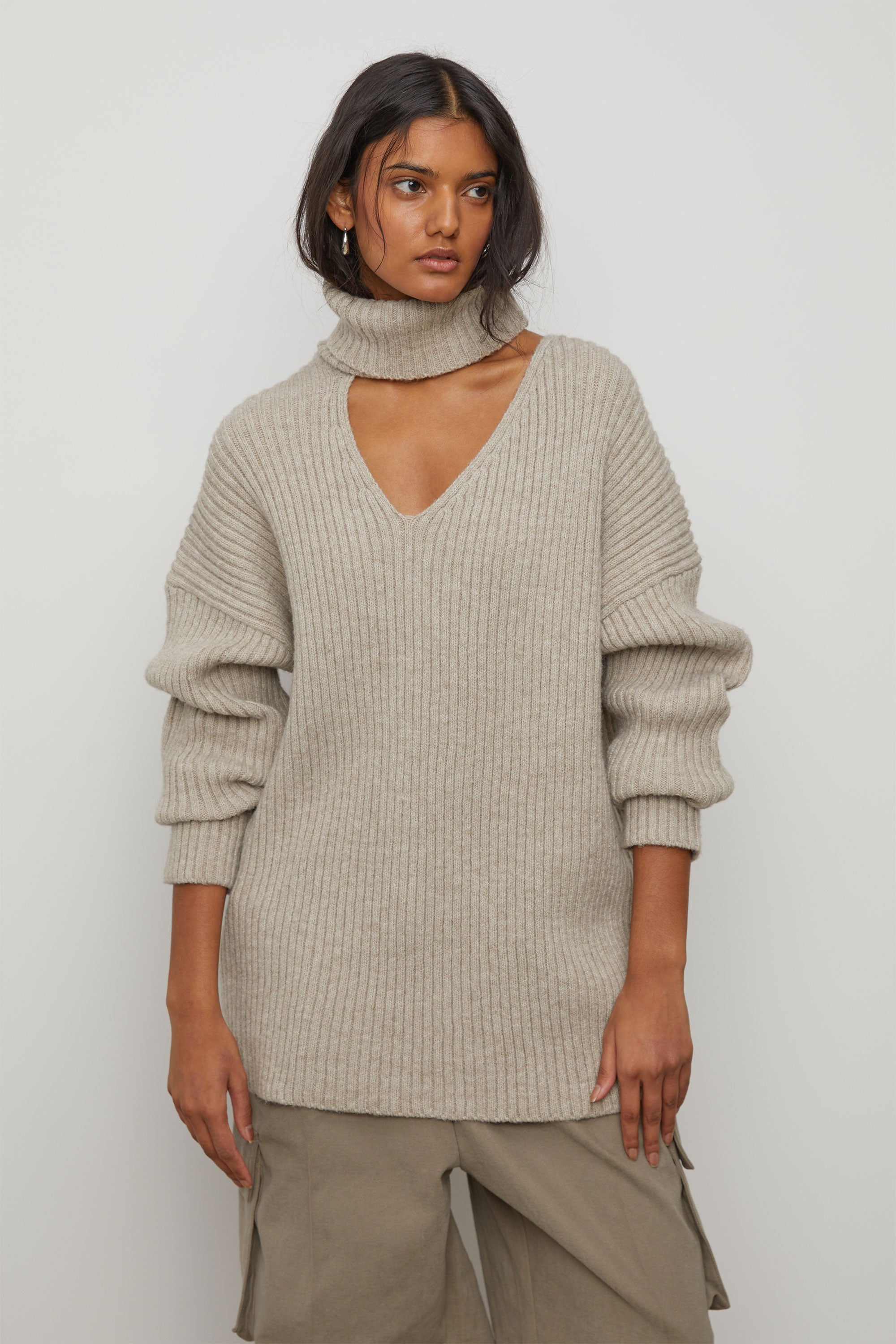 OVERSIZED TURTLENECK SWEATER Clearance Great Deals