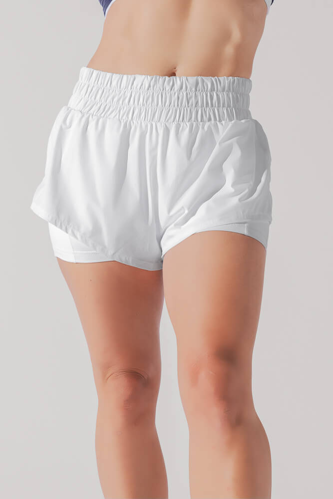 High Waisted Supershort - White Official Sale Online