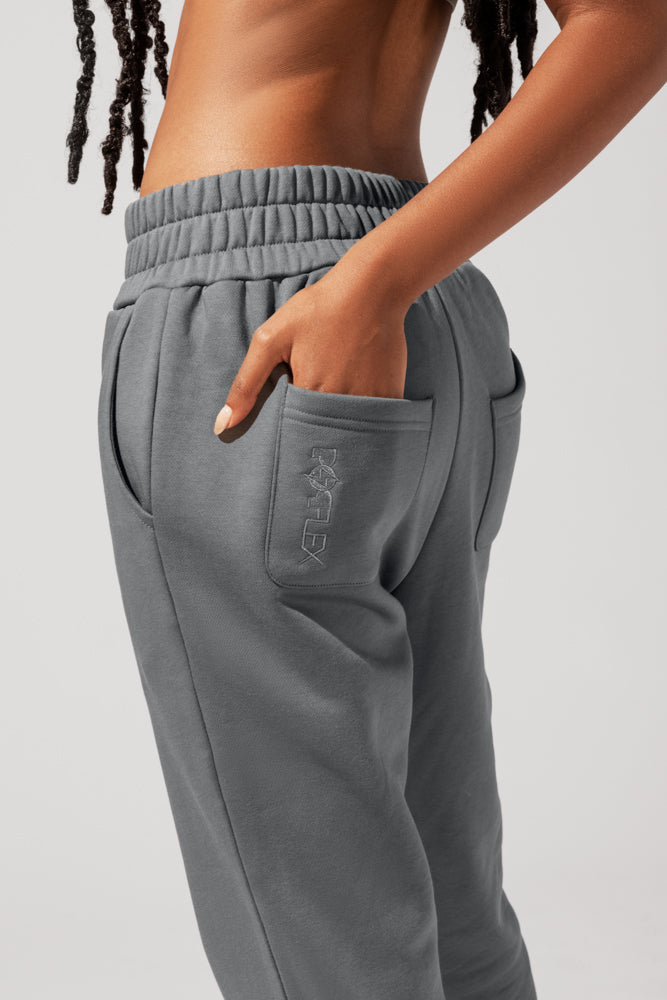 Cloud Rollover Sweatpant - Smoke Huge Surprise Cheap Pice